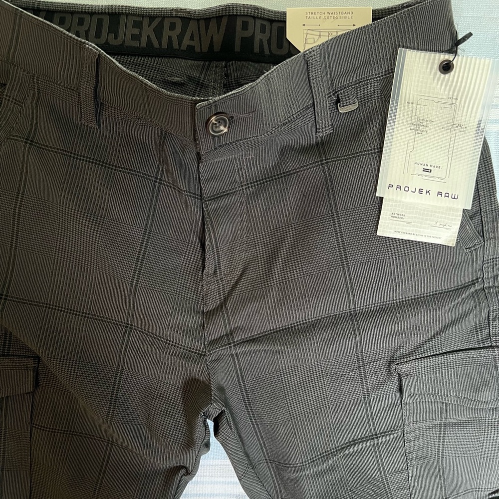 Men's Charcoal Cargo Pants